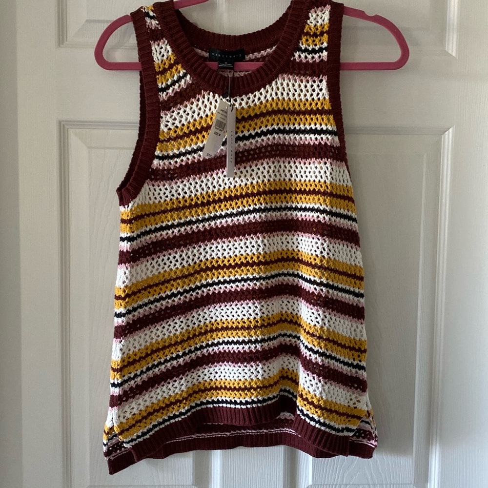 Sanctuary crochet sweater